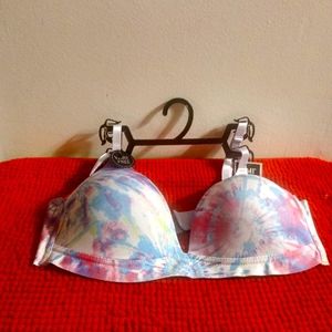 💕Tie-dye Lavender Bra wire Free💕